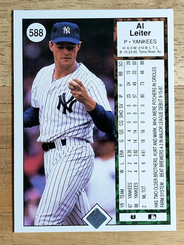 1989 Upper Deck #588 Al Leiter