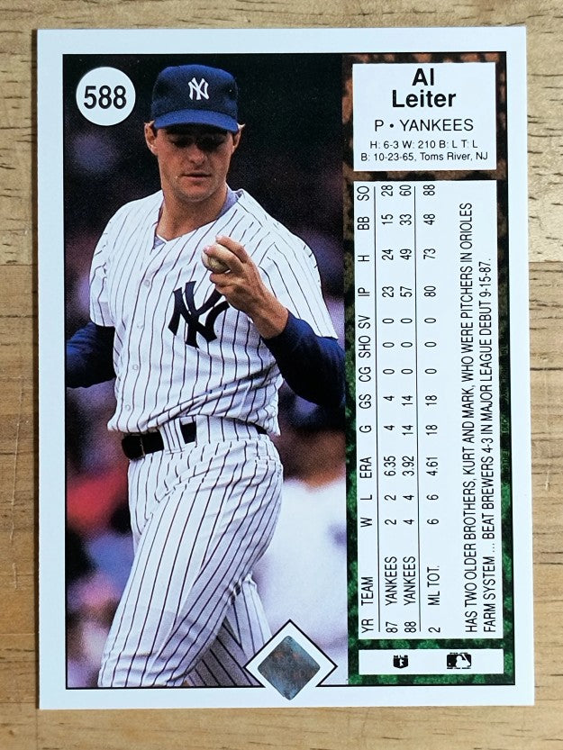 1989 Upper Deck #588 Al Leiter