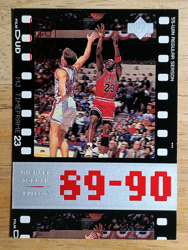 1998 Upper Deck Michael Jordan Living Legend #38 Michael Jordan TF 1990-91