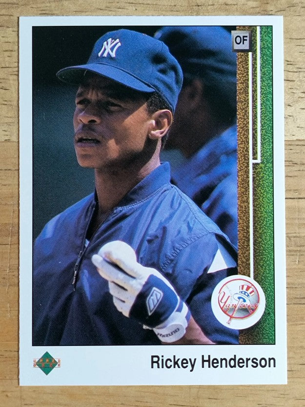 1989 Upper Deck #210 Rickey Henderson
