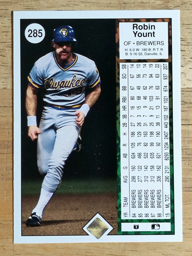1989 Upper Deck #285 Robin Yount