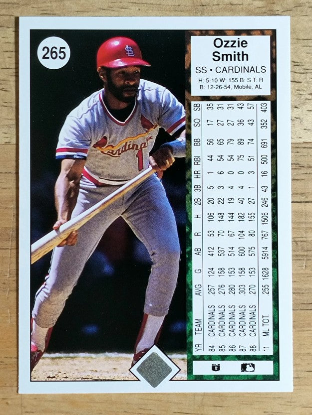1989 Upper Deck #265 Ozzie Smith