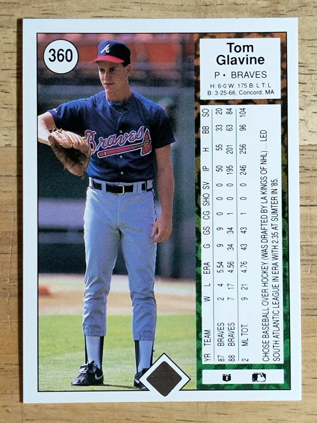 1989 Upper Deck #360 Tom Glavine