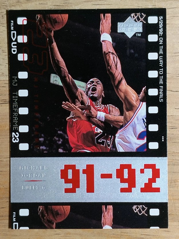 1998 Upper Deck Michael Jordan Living Legend #56 Michael Jordan TF 1992-93