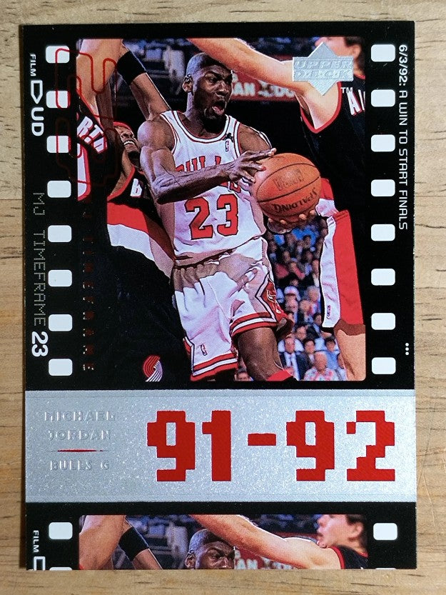 1998 Upper Deck Michael Jordan Living Legend #59 Michael Jordan TF 1992-93