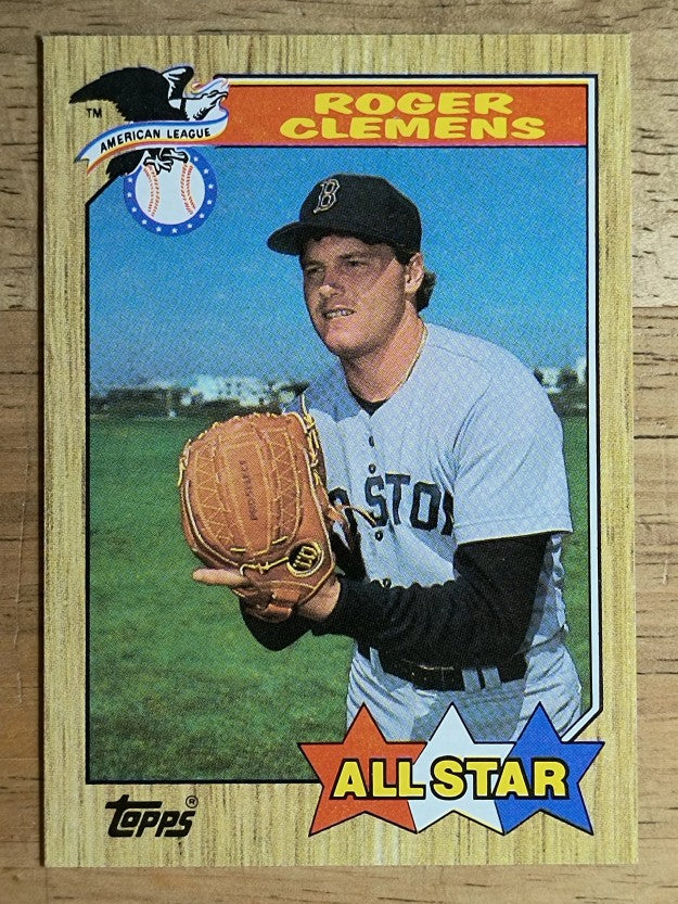 1987 Topps #614 Roger Clemens AS