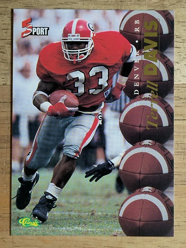 1995 Classic Five Sport #91 Terrell Davis