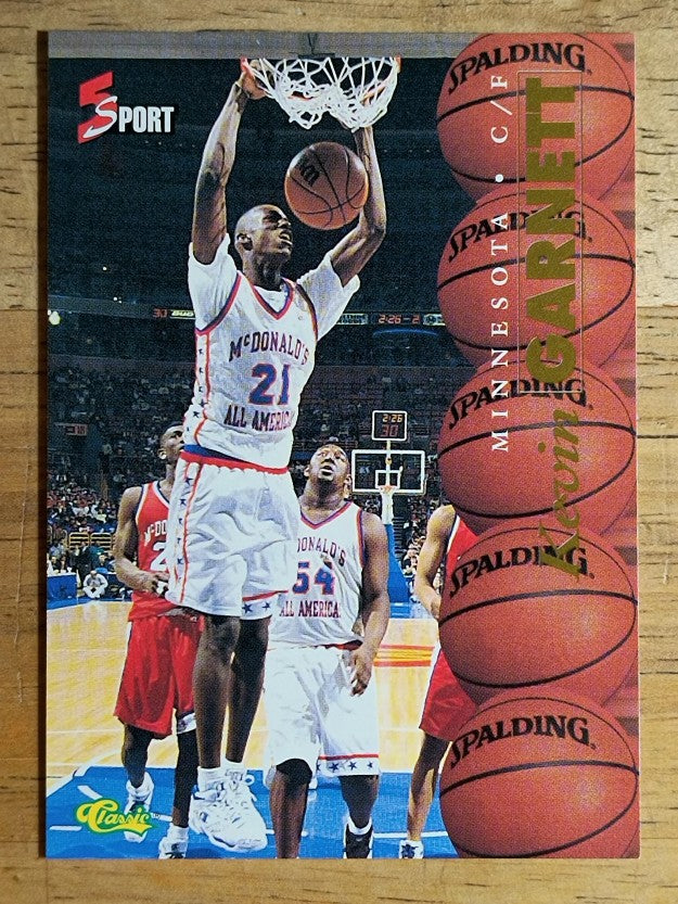 1995 Classic Five Sport #5 Kevin Garnett