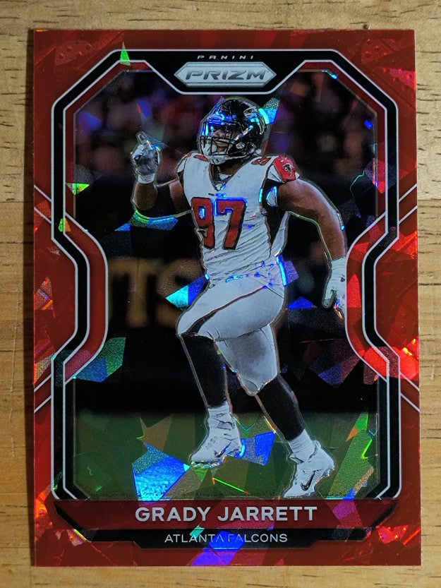 2020 Panini Prizm Prizms Red Ice #231 Grady Jarrett