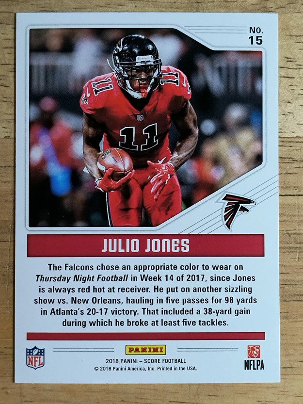 2018 Score Color Rush #15 Julio Jones