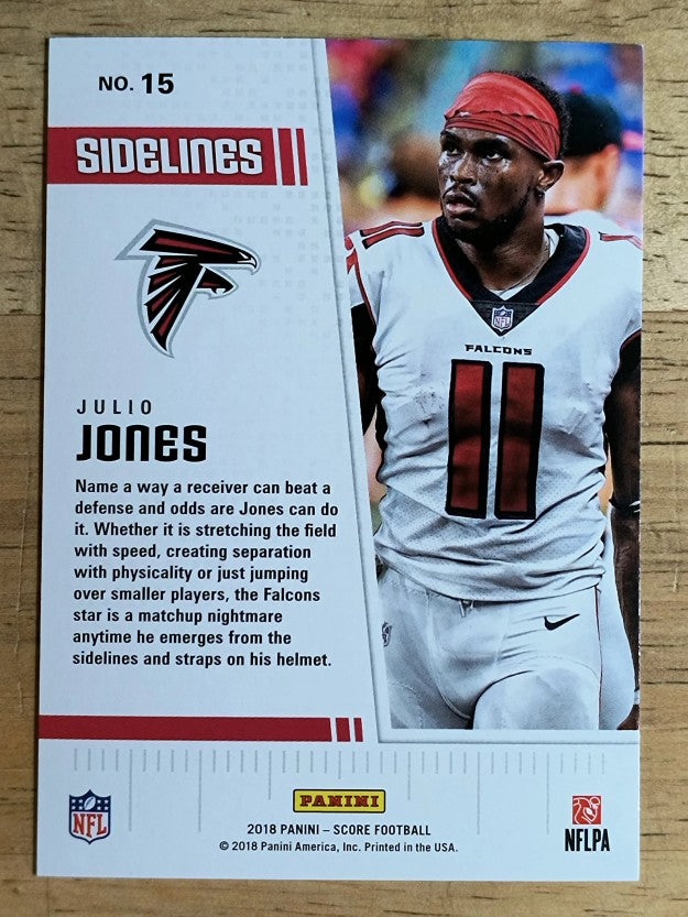 2018 Score Sidelines #15 Julio Jones