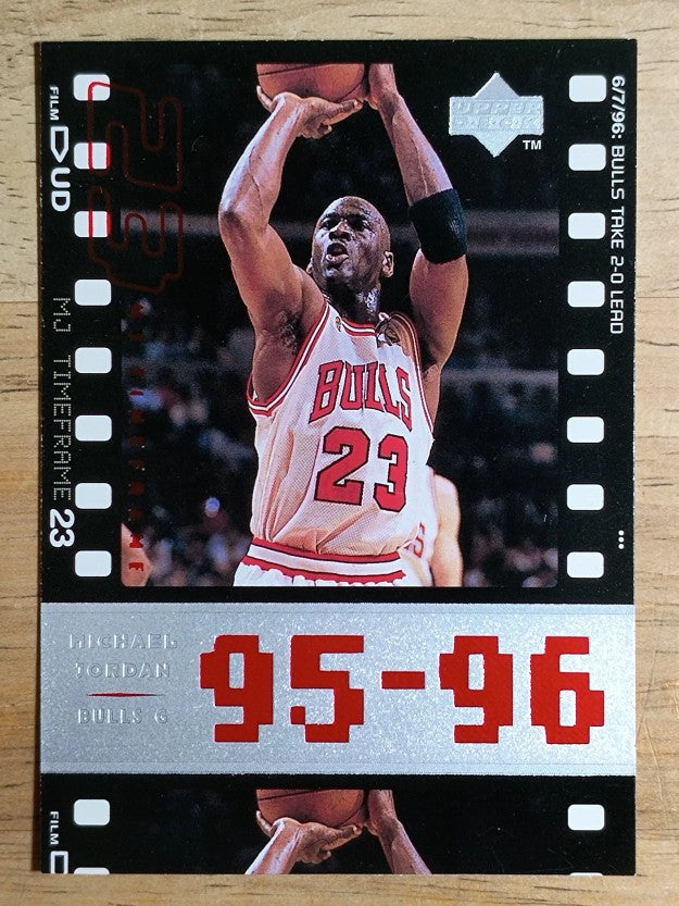 1998 Upper Deck Michael Jordan Living Legend #86 Michael Jordan TF 1995-96