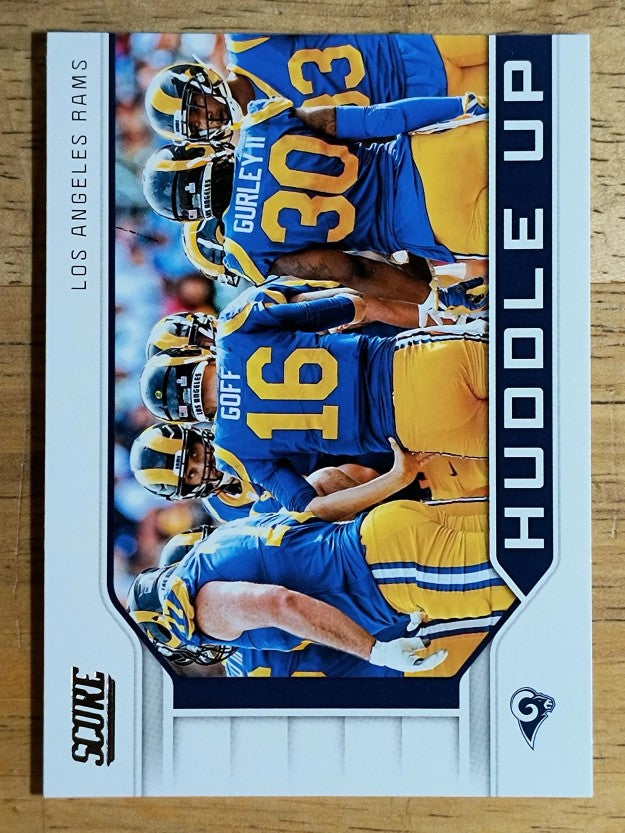 2019 Score Huddle Up #6 Los Angeles Rams