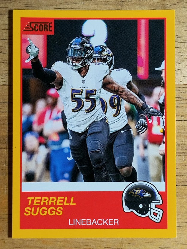 2019 Score Gold #84 Terrell Suggs
