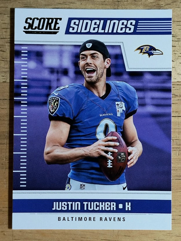 2018 Score Sidelines #9 Justin Tucker