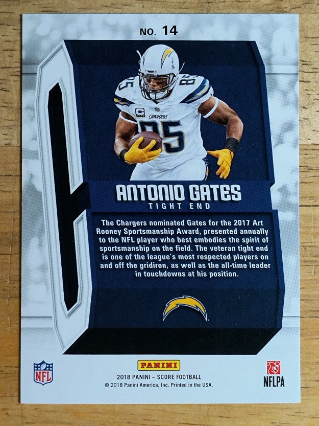 2018 Score Captains #14 Antonio Gates