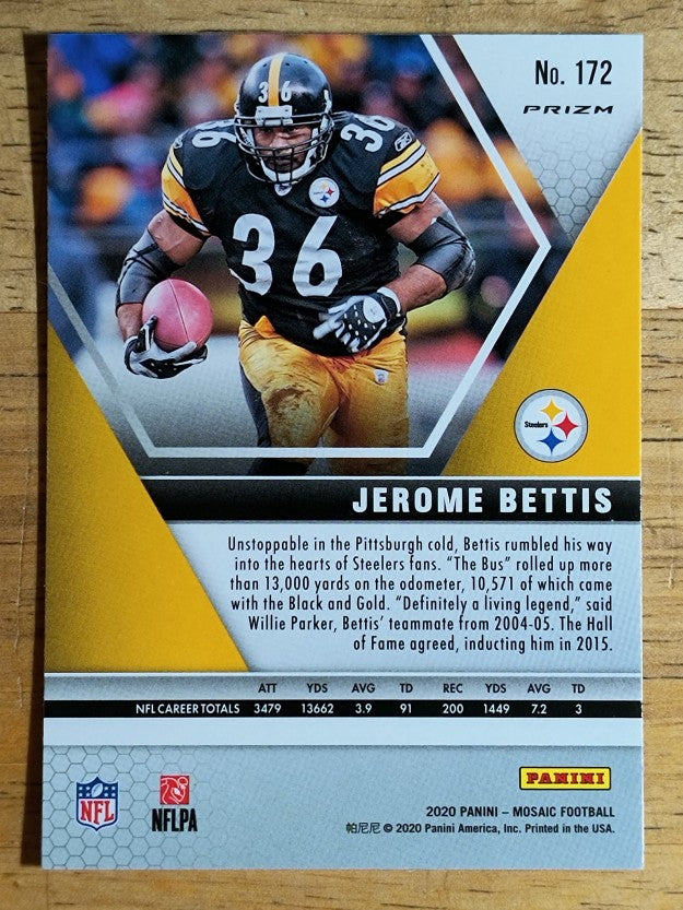2020 Panini Mosaic Mosaic Green #172 Jerome Bettis