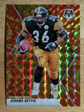 2020 Panini Mosaic Mosaic Reactive Orange #172 Jerome Bettis
