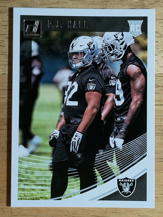 2018 Donruss #375 P.J. Hall RC
