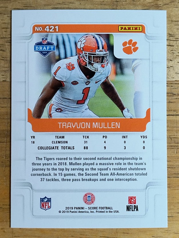 2019 Score #421 Trayvon Mullen Jr. RC