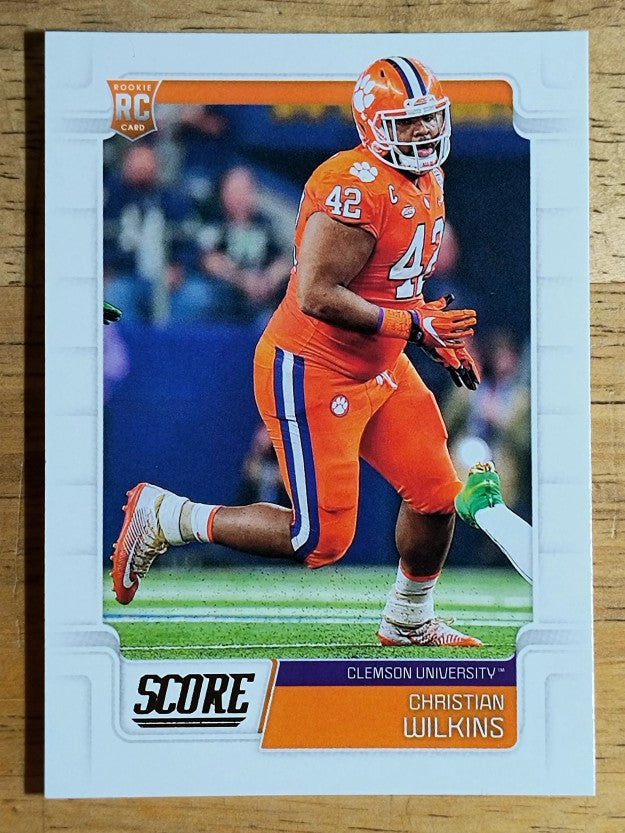 2019 Score #396 Christian Wilkins RC