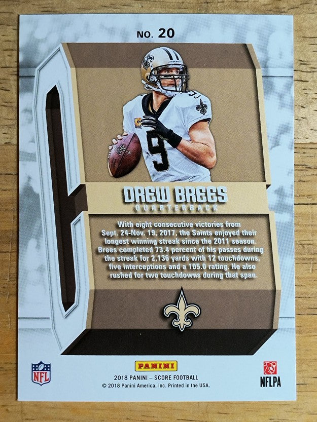 2018 Score Captains #20 Drew Brees