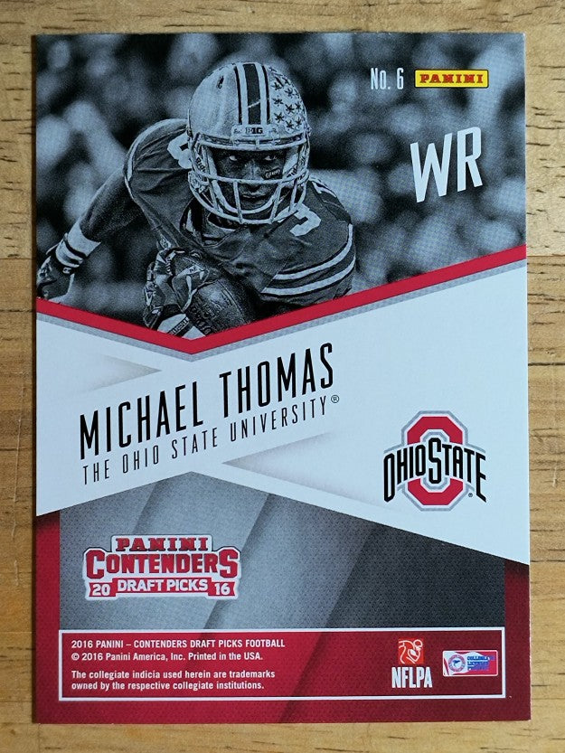 2016 Panini Contenders Draft Picks School Colors #6 Michael Thomas