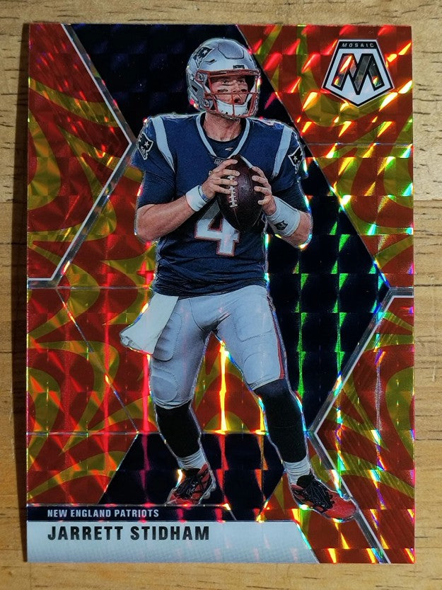 2020 Panini Mosaic Mosaic Reactive Orange #139 Jarrett Stidham