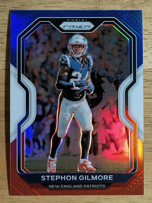 2020 Panini Prizm Prizms Red White and Blue #24 Stephon Gilmore