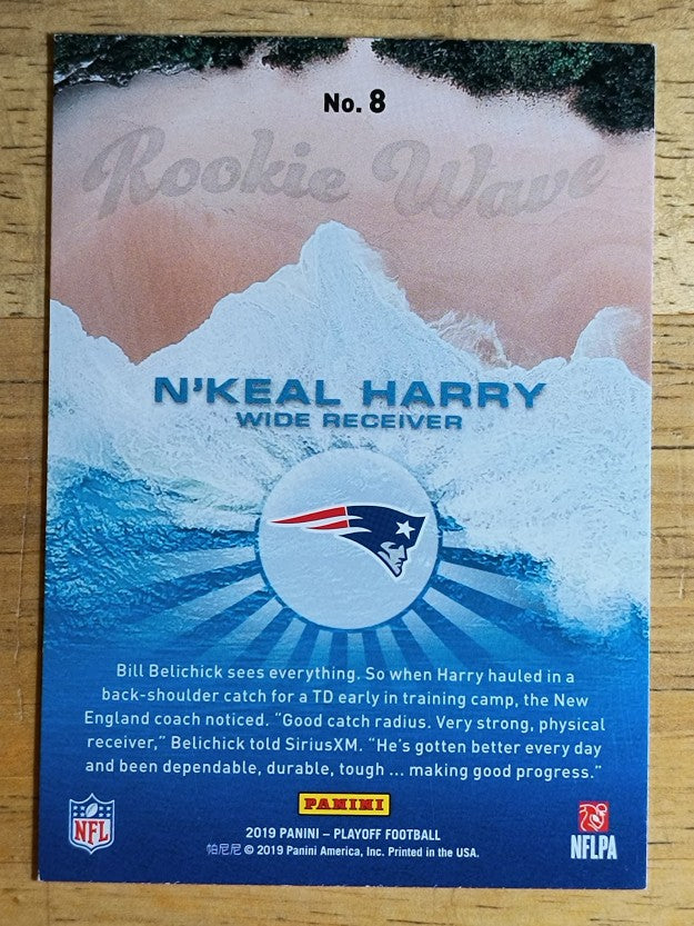2019 Playoff Rookie Wave #8 N'Keal Harry