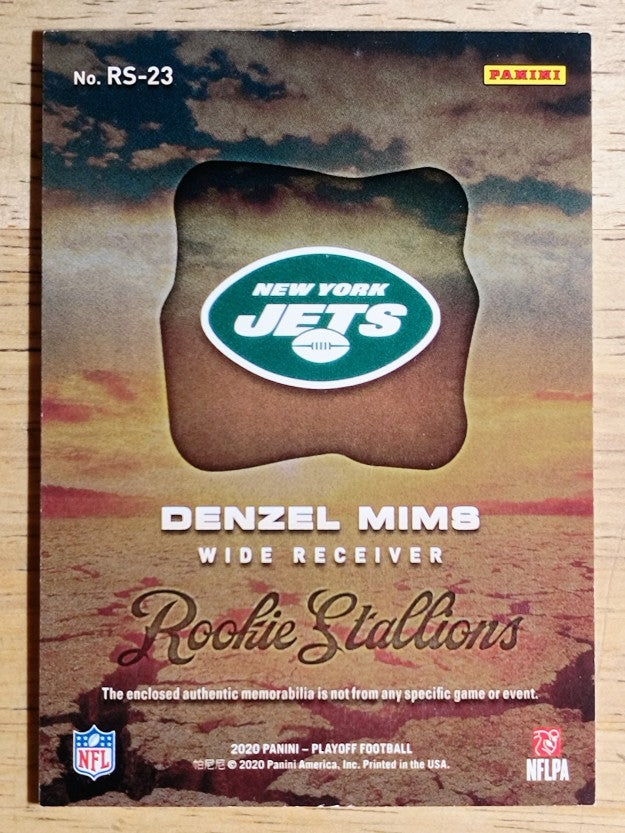 2020 Playoff Rookie Stallions Jerseys #23 Denzel Mims