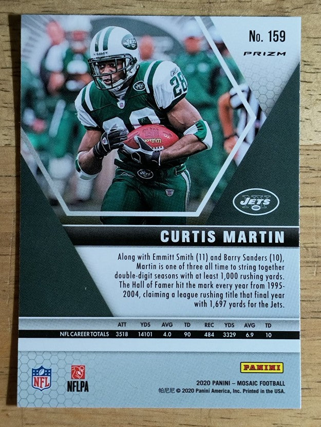2020 Panini Mosaic Mosaic Green #159 Curtis Martin