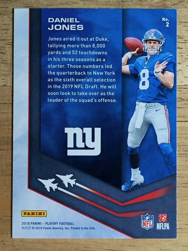 2019 Playoff Air Command #2 Daniel Jones