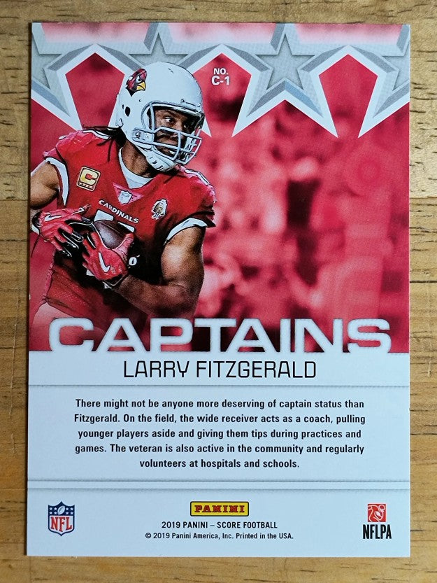 2019 Score Captains #1 Larry Fitzgerald
