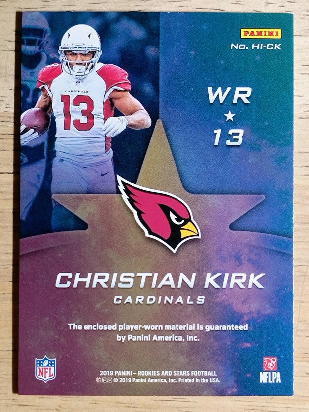 2019 Rookies and Stars High Octane Memorabilia #16 Christian Kirk/100