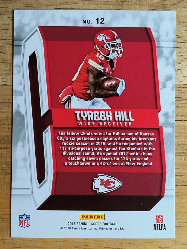 2018 Score Captains #12 Tyreek Hill