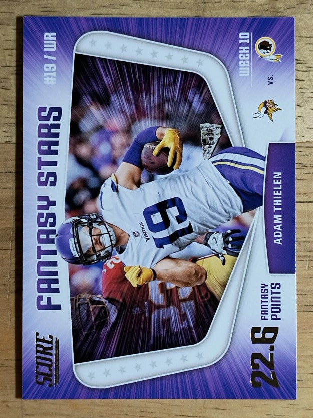 2018 Score Fantasy Stars #10 Adam Thielen