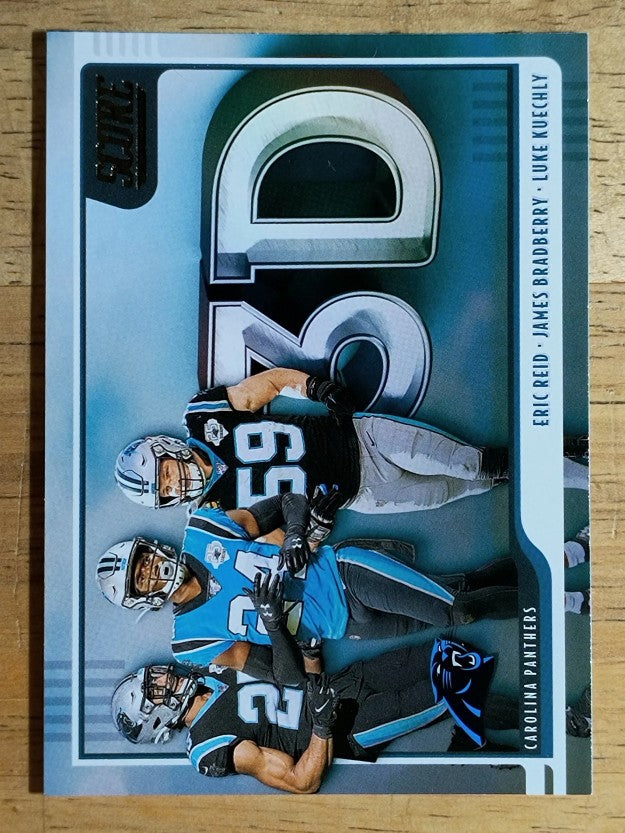 2020 Score 3D #6 Luke Kuechly/James Bradberry/Eric Reid