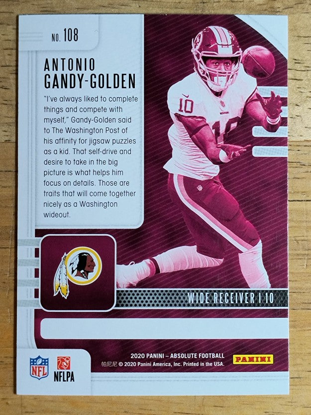 2020 Absolute Retail #108 Antonio Gandy-Golden