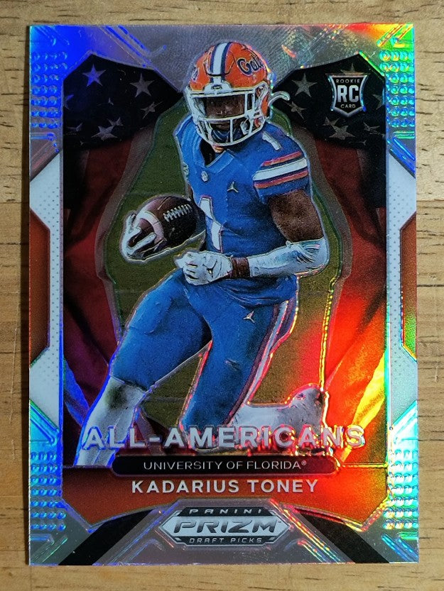 2021 Panini Prizm Draft Picks Prizms Silver #195 Kadarius Toney AA