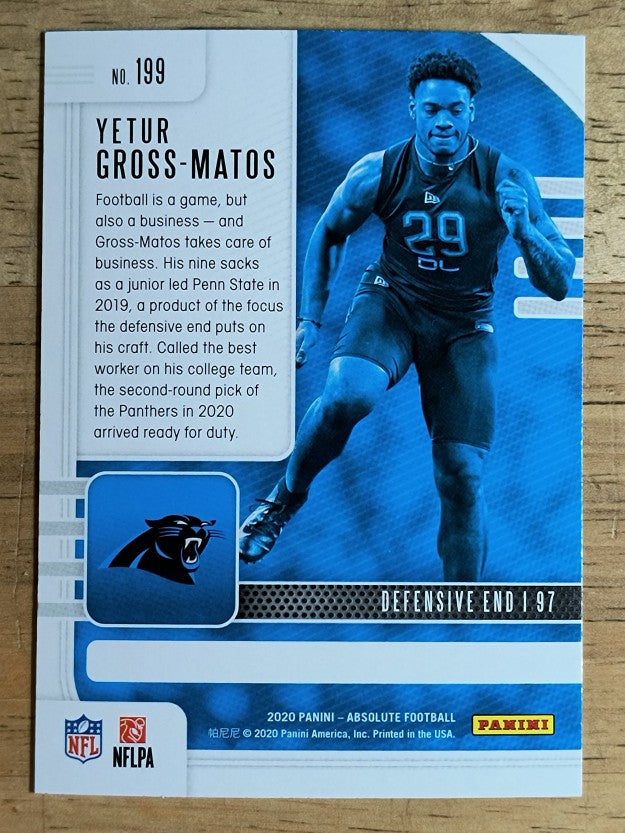 2020 Absolute Retail #199 Yetur Gross-Matos