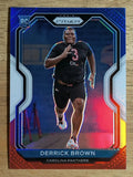 2020 Panini Prizm Prizms Red White and Blue #365 Derrick Brown (NM)