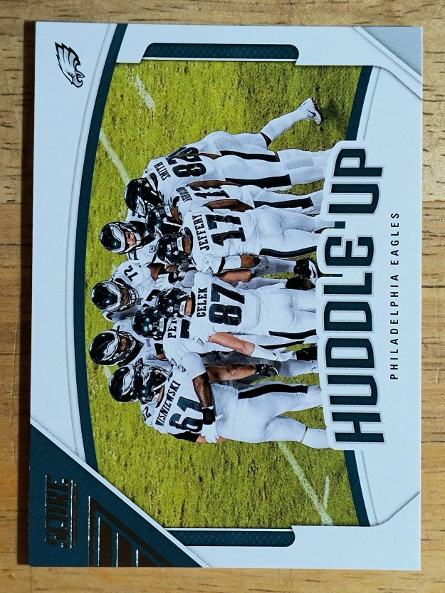 2018 Score Huddle Up #4 Philadelphia Eagles