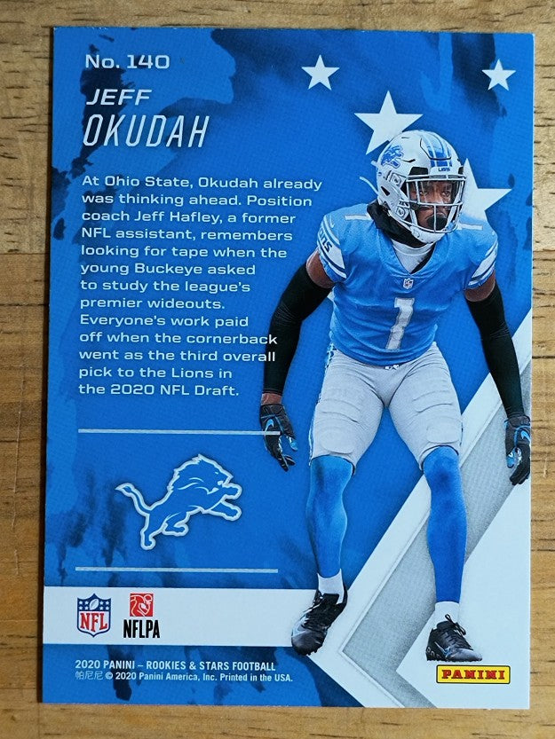 2020 Rookies and Stars #140 Jeff Okudah RC