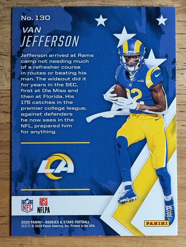 2020 Rookies and Stars #130 Van Jefferson RC