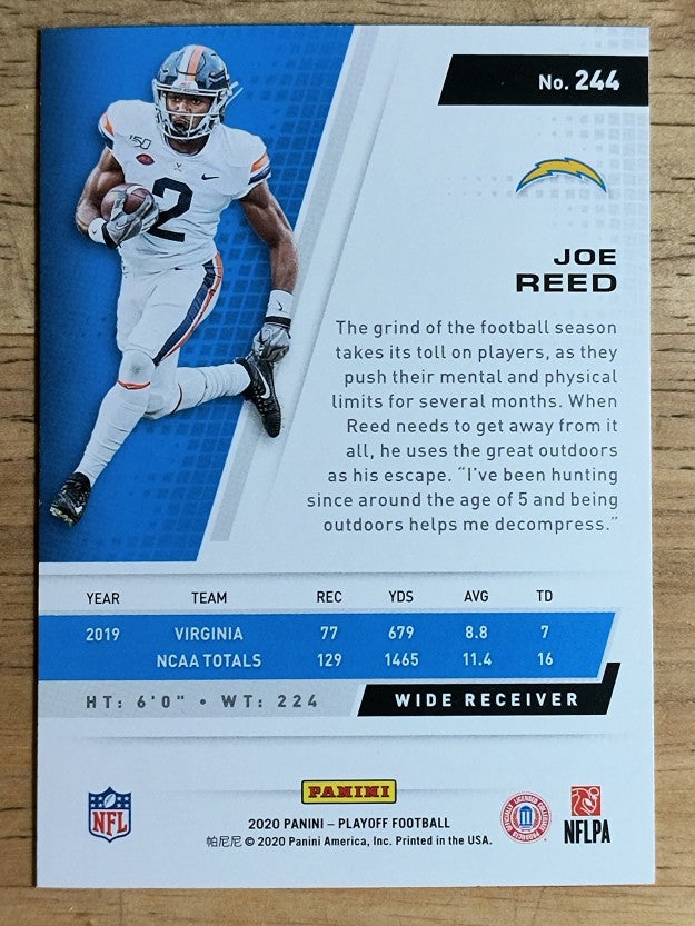 2020 Playoff #244 Joe Reed RC