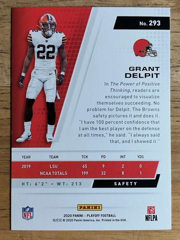 2020 Playoff #293 Grant Delpit RC