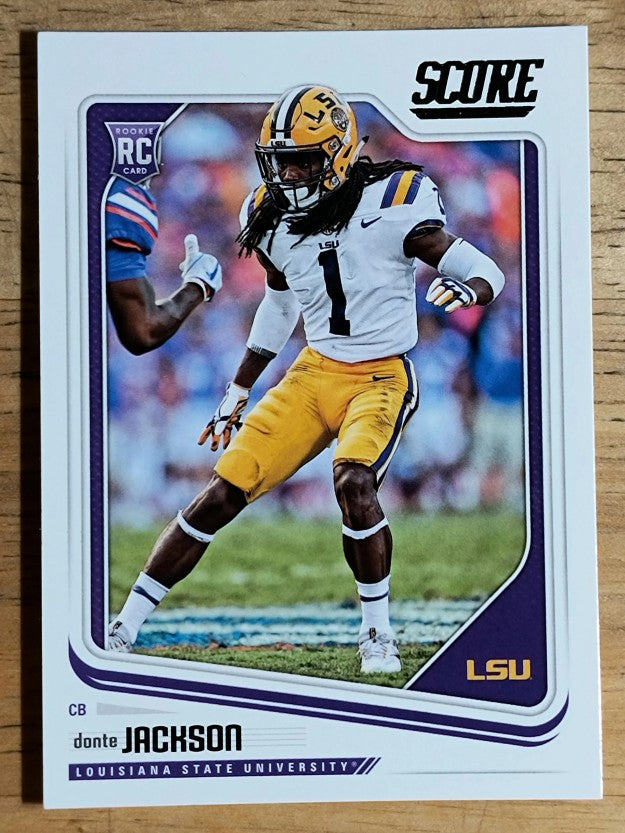 2018 Score #409 Donte Jackson RC