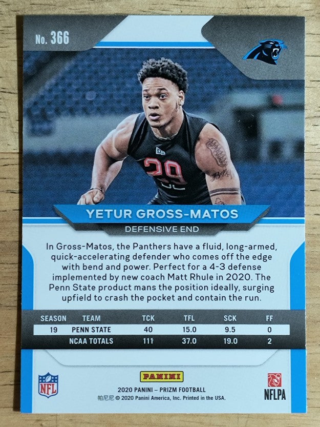 2020 Panini Prizm #366 Yetur Gross-Matos RC