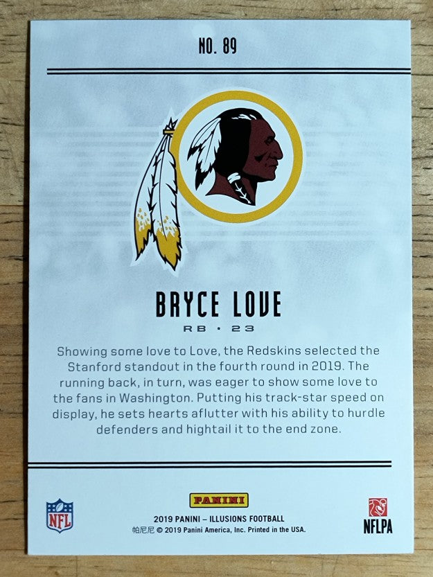2019 Panini Illusions Retail #89 Bryce Love (NM)